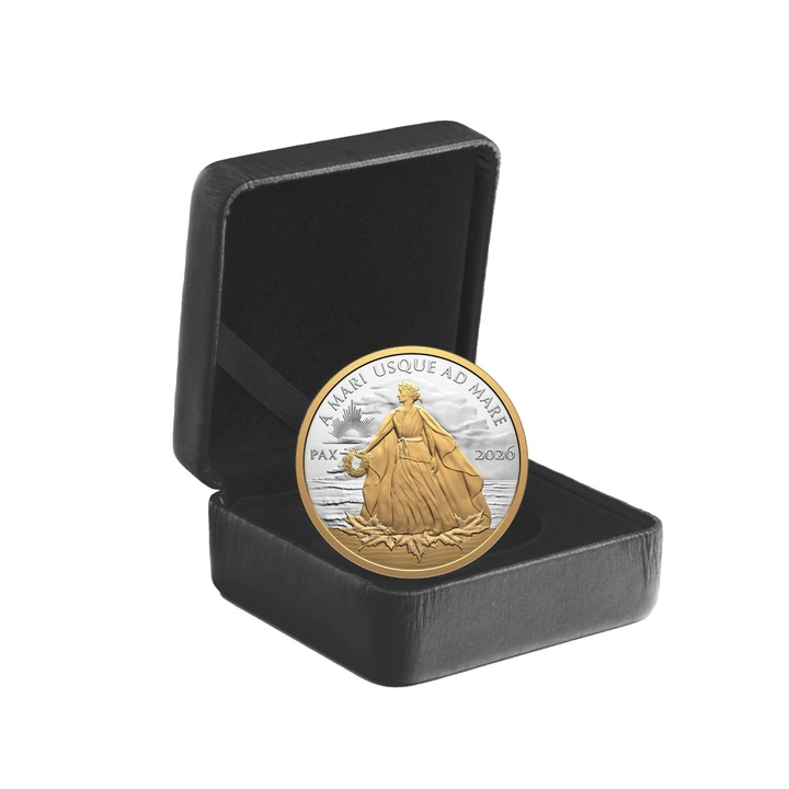 Canada: Peace Dollar pozłacany 1 uncja Srebra 2026 Proof