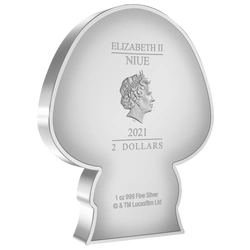 Niue: Star Wars - Obi-Wan Kenobi Chibi Coin kolorowany 1 uncja Srebra 2021 Proof