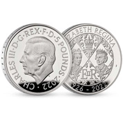 Her Majesty Queen Elizabeth II £5 Miedzionikiel 2022
