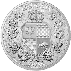 Allegories: Italia & Germania 1 uncja Srebra 2020