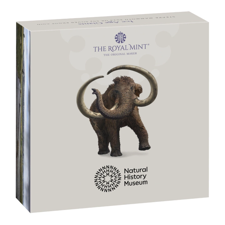 Tales of the Earth - Steppe Mammoth 50p Srebro 2024 Proof