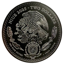 Niue: Aztec Emperor Cuauhtémoc Tribute 1 uncja Srebra 2025
