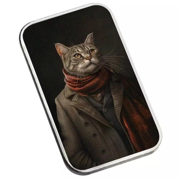 Sztabka The Holy Land Mint - Human Cats - William kolorowana 1 uncja Srebra 2025