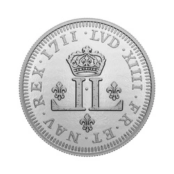 Canada: Relics of New France - Louis XIV 30 Deniers 5 uncji Srebra 2022 Proof