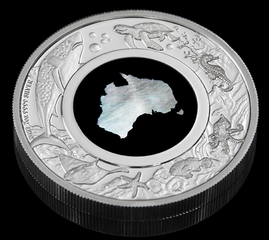 Great Southern Land 1 uncja Srebra 2021 Proof (Moneta z masą perłową)