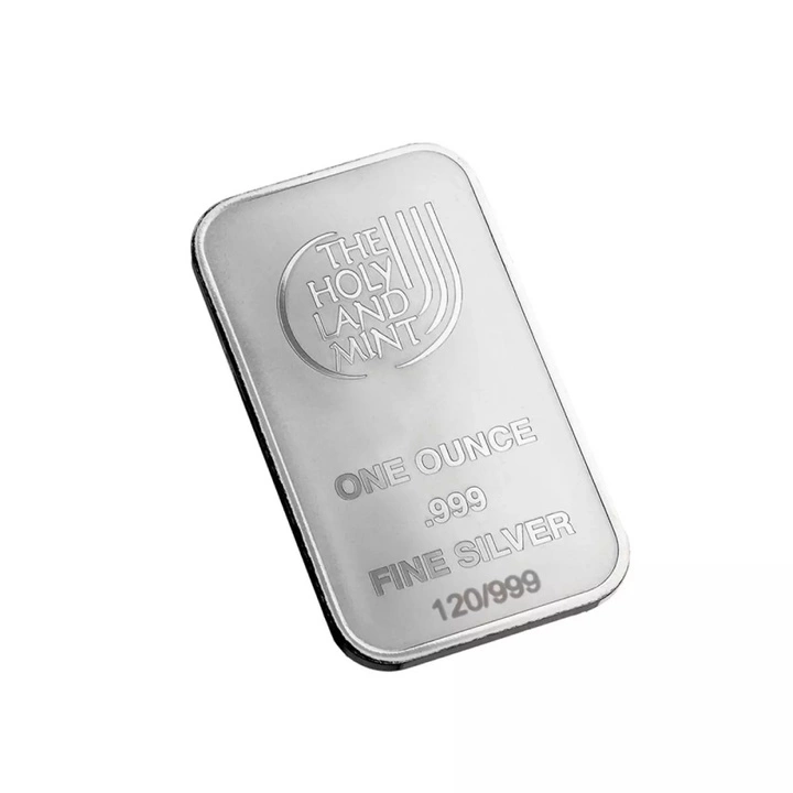 Sztabka The Holy Land Mint - Human Cats - Einstein kolorowana 1 uncja Srebra 2025