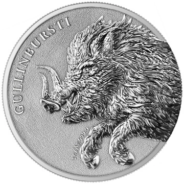 Germania: Beasts - Gullinbursti 1 uncja Srebra 2025