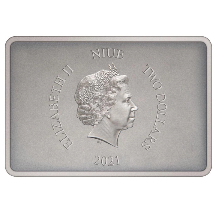 Niue: Star Wars Guards of the Empire - Sith Trooper kolorowany 1 uncja Srebra 2021 Antiqued Finish