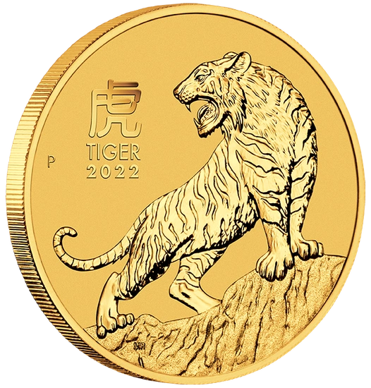 Lunar III: Rok Tygrysa 1/4 uncji Złota 2022