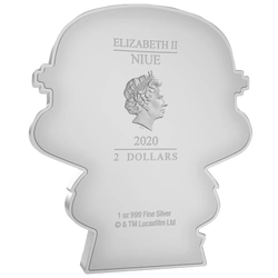 Niue: Star Wars - Stormtrooper Chibi Coin kolorowany 1 uncja Srebra 2020 Proof