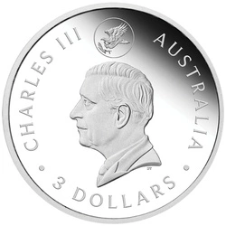 Orzeł Australijski 10. rocznica 3 uncje Srebra 2024 Proof