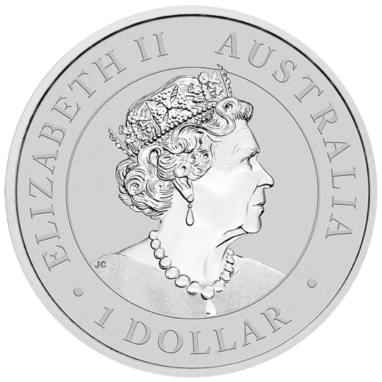 Australijski Emu 1 uncja Srebra 2021