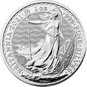 Allegro  Britannia 1 uncja Srebra 2021