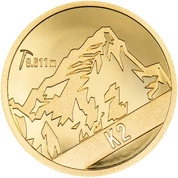 Cook Islands: Peaks - K2 0,5 grama Złota 2024 Proof