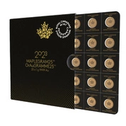 Kanadyjski Liść Klonowy 25 x 1 gram Złota 2023
