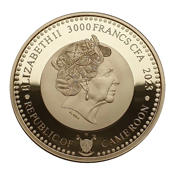 Cameroon: World Famous Dogs - Labrador 1 uncja Złota 2023