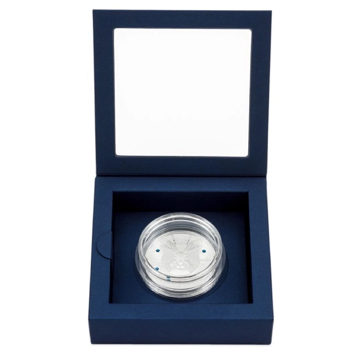 Samoa: Crystal Coin - Year of the Rabbit $2 Srebro 2023 Proof