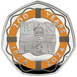 Zestaw 5 srebrnych monet Wielka Brytania 2024 Proof Piedfort Commemorative Coin