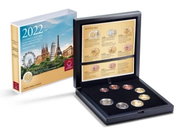 Zestaw 8 monet 35. rocznica programu Erasmus 2022 Proof