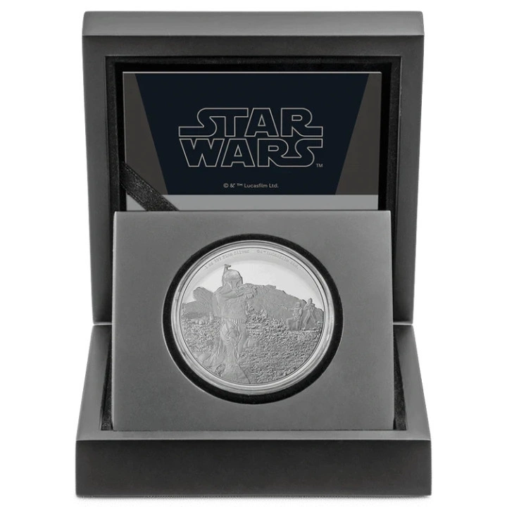 Niue: Star Wars The Mandalorian – Boba Fett 1 uncja Srebra 2022 Proof