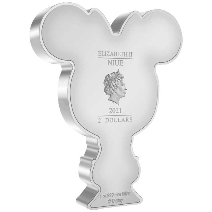 Niue: Disney - Minnie Chibi Coin kolorowany 1 uncja Srebra 2021 Proof