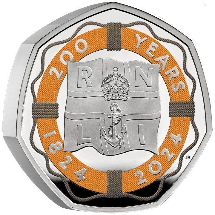 Zestaw 5 srebrnych monet Wielka Brytania 2024 Proof Piedfort Commemorative Coin