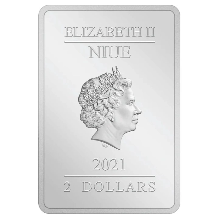 Niue: Harry Potter - Movie Poster 'Harry Potter and the Deathly Hallows Part 2' kolorowany 1 uncja Srebra 2021 Proof