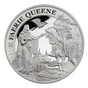 St Helena Una & Redcrosse 1 uncja Srebra 2022 Proof