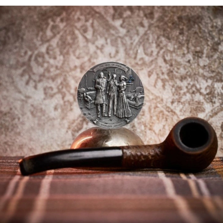 Niue: Sherlock Holmes - The Sign Of Four 5$ 2 Uncje Srebra 2024