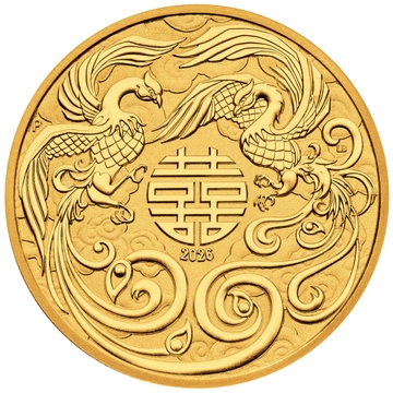 Chinese Myths and Legends: Double Phoenix 1 uncja Złota 2026