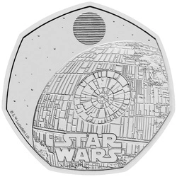 Star Wars: Death Star II 50p Miedzionikiel 2024