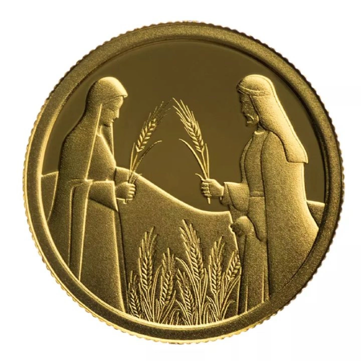 Ruth in Boaz's Field 1 NIS Złoto 2020 Proof