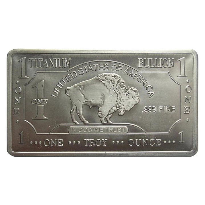 Sztabka Buffalo 1 Uncja Tytanu