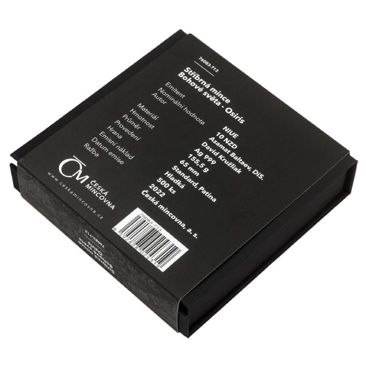 Niue: Universal Gods - Osiris 5 uncji Srebro 2022