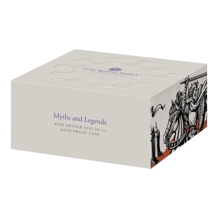Myths & Legends: King Arthur 1 uncja Złota 2023 Proof