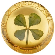 Palau: Four-leaf Clovers - Gold Luck 1 gram Złota 2024 Proof