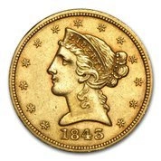 Liberty 5 Dollars Różne Roczniki