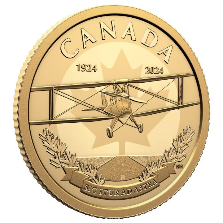 Canada: 100th Anniversary of the Royal Canadian Air Force $100 Złoto 2024 Proof