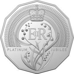 Platinum Jubilee of HM Queen Elizabeth II Miedzionikiel 2022
