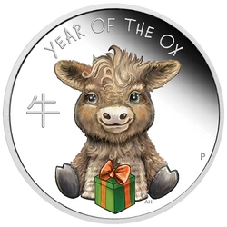 Lunar III: Mały Bawół 1/2 uncji Srebra 2021 Proof