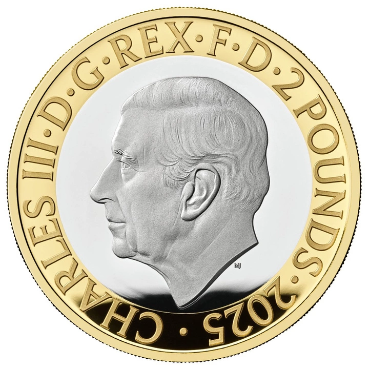 RRS Discovery £2 pozłacany Srebro 2025 Proof