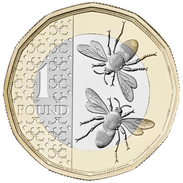 Zestaw 13 monet Miedzionikiel Wielka Brytania 2024