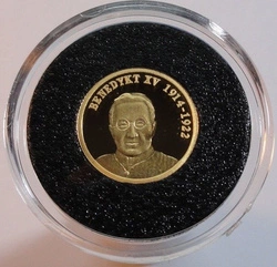 Benedykt XV 1/25 uncji Złota 2008 Proof