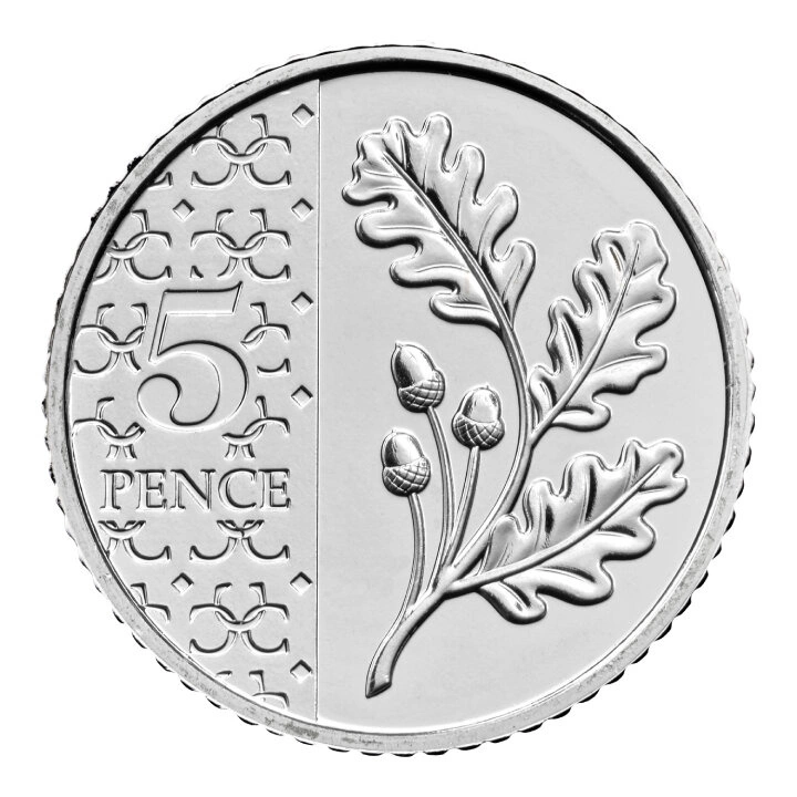 Zestaw 8 monet Miedzionikiel Wielka Brytania Definitive 2025