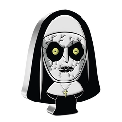 Niue: Horror - The Nun Chibi Coin kolorowany 1 uncja Srebra 2022 Proof
