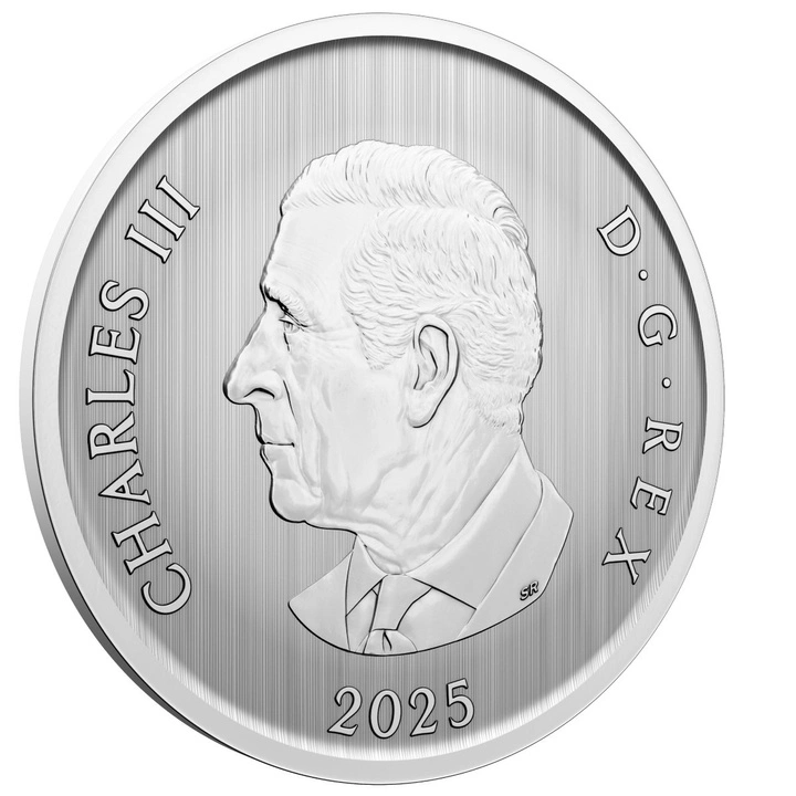 Canada: Whimsical Holiday Tree kolorowany 50 cents 2025 Specimen Lenticular Coin