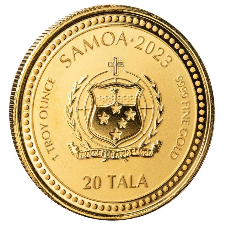 Samoa: The Teacher kolorowany 1 uncja Złota 2023