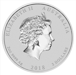 Lunar II: Rok Psa 2 uncje Srebra 2018
