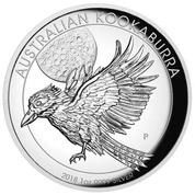 Kookaburra 1 uncja Srebra 2018 Proof High Relief