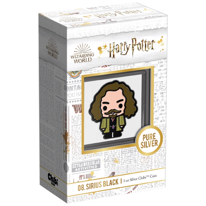 Niue: Harry Potter - Sirius Black Chibi Coin kolorowany 1 uncja Srebra 2021 Proof